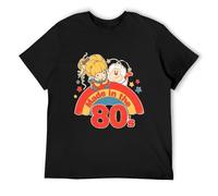 Rainbow Brite Made in 80s T-Shirt Unisex Gift Men's Black Tees L