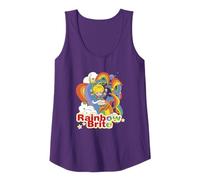 Rainbow Brite Wisp Sliding Down Rainbows Portrait Débardeur
