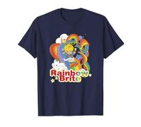 Rainbow Brite Wisp Sliding Down Rainbows Portrait T-Shirt