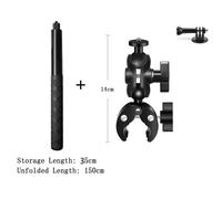 Rainbow Bundle Handle pour Insta360 Bery X2,GoPro 12,11,10,9,DJI Action 4,3 SJ,Capture d'écran,Caméra Bullet Time,Selfie Stick invisible - Type kit 1 #B