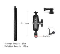 Rainbow Bundle Handle pour Insta360 Bery X2,GoPro 12,11,10,9,DJI Action 4,3 SJ,Capture d'écran,Caméra Bullet Time,Selfie Stick invisible - Type kit 5 #B