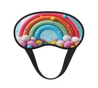 Rainbow Candy Masque ultime pour les yeux pour dormir, masque doux et confortable, masque relaxant sans pression nocturne.