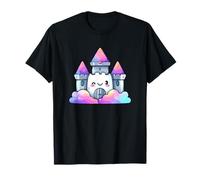 Rainbow Cloud Castle Kawaii Pastel Princess Fantasy T-Shirt