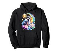 Rainbow Clouds Greyhound English Sighthound Sweat à Capuche
