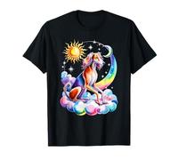 Rainbow Clouds Saluki Dog Persian Greyhound T-Shirt