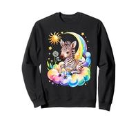 Rainbow Clouds Zèbre Zèbres Sweatshirt