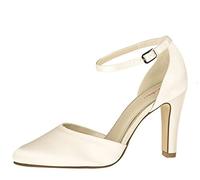 Rainbow Club Chaussures de mariée Dana - Femmes, Escarpins, Ivory Satin - T. 36 (3 UK)