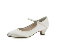 Rainbow Club Chaussures de mariée Marsha - Femmes, Escarpins, Ivory Satin - T. 41.5 (8.5 UK)