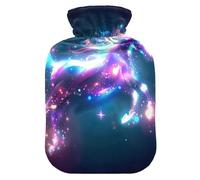 Rainbow Colors Bouillotte licorne avec housse souple pour soulager les crampes menstruelles Taille M