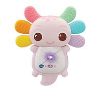 Rainbow Colours Axolotl Anneau de dentition Rose