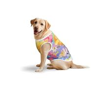Rainbow Daisy Dream Vêtements respirants pour chien | Chemises pour chiens de race moyenne et grande taille - Chandails - Pyjamas - Tenues de vacances - Vêtements pour animaux de