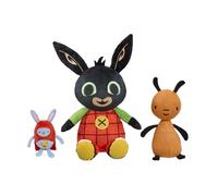 Rainbow Designs Bing, Flop & Hoppity Lot de 3 Peluches interactives avec RFID