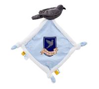 Rainbow Designs Couverture réconfortante Harry Potter Serdaigle pour Nouveau-nés - Doudou en Peluche Douce avec Corbeau et Blason - Couverture câline pour bébé avec Coins noués et étiquettes tactiles