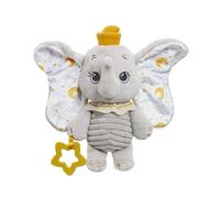 Rainbow Designs Disney Dumbo Ma première peluche pour bébé de 0 à 6 mois - Peluche ultra douce avec détails brodés, oreilles souples, tissus multi-textures, anneau de dentition étoile et étiquettes