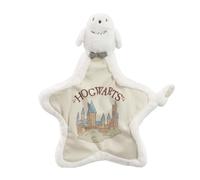 Rainbow Designs Harry Potter Hedwig Couverture Confortable en Peluche Douce pour Nouveau-né avec Motif Hibou des neiges - Couverture pour bébé en Forme d'étoile avec Illustration de Poudlard et Coin