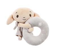 Rainbow Designs Hochet en peluche Harry Potter Dobby - Jouet sensoriel doux pour nouveau-né - Convient dès la naissance - Hochet anneau pour le développement précoce - Charmant temps de jeu et