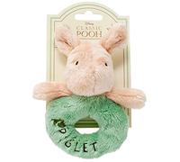 Rainbow Designs Hochet officiel Disney Winnie l'ourson - Hochet anneau en peluche pour bébé DN1479 Rose