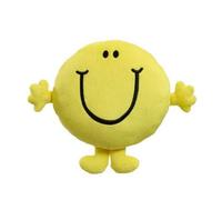 Rainbow Designs Mr. Happy Petit jouet en peluche Mr Men - Personnage jaune - Compagnon câlin pour les aventures des enfants et le confort du coucher