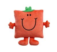 Rainbow Designs Mr Strong Petit jouet en peluche - Peluche Mr Men - Personnage rouge - Compagnon câlin pour les aventures des enfants et le confort du coucher