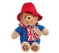 Rainbow Designs Ours Paddington en peluche avec manteau de sport, chapeau en feutre et écharpe Union Jack - Charmant jouet en peluche pour bébés et collectionneurs | Cadeau souvenir britannique
