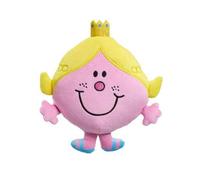 Rainbow Designs Peluche Little Miss Princess - Peluche Mr Men - Personnage rose - Compagnon douillet pour les aventures des enfants et le confort du coucher