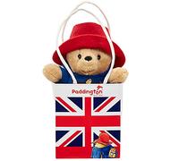 Rainbow Designs Peluche Officielle Paddington Bear - Peluche Douce pour bébés et Tout-Petits - Ours en Peluche Paddington Unisexe Parfait, 8 x 13,5 x 13 cm, Bleu, Rouge