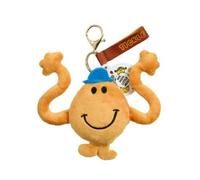 Rainbow Designs Porte-clés Mr Tickle - Porte-clés en peluche douce orange avec clip doré - Charmante collection Mr Men - Accessoire pour sacs, clés et poussettes