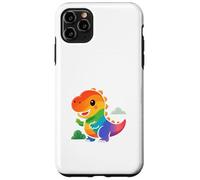 Rainbow Dino Adventure. Adorable Dinosaure Kawaii Coque pour iPhone 11 Pro Max