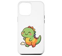 Rainbow Dino Adventure. Adorable Dinosaure Kawaii Coque pour iPhone 12 Pro Max