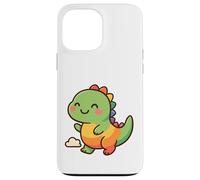 Rainbow Dino Adventure. Adorable Dinosaure Kawaii Coque pour iPhone 13 Pro Max