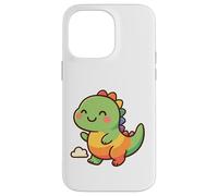 Rainbow Dino Adventure. Adorable Dinosaure Kawaii Coque pour iPhone 14 Pro Max