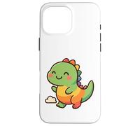 Rainbow Dino Adventure. Adorable Dinosaure Kawaii Coque pour iPhone 16 Pro Max