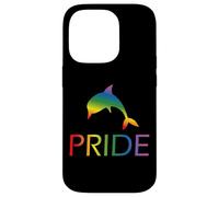 Rainbow Dolphin Pride Coque pour iPhone 14 Pro