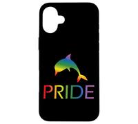 Rainbow Dolphin Pride Coque pour iPhone 16 Plus