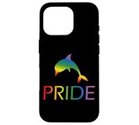 Rainbow Dolphin Pride Coque pour iPhone 16 Pro