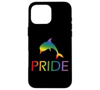 Rainbow Dolphin Pride Coque pour iPhone 16 Pro Max