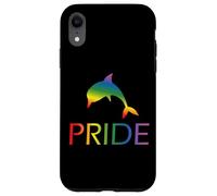Rainbow Dolphin Pride Coque pour iPhone XR