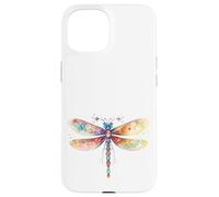 Rainbow Dragonfly for Women Biology Teacher Unique Grandma Coque pour iPhone 15