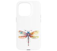 Rainbow Dragonfly for Women Biology Teacher Unique Grandma Coque pour iPhone 15 Pro