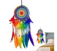 Rainbow Dream Catcher - Dream Catcher | Ornements De Fée Clochette À Vent Arc-en- | Ornement De Décoration De Maison Suspendu Multiple Pour Couloir De Chambre