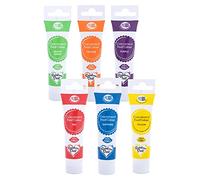 RAINBOW Dust ProGel Icing Colour Paste Gel Food Colouring Sugarcraft Set 6 Pack