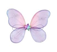 Rainbow Fantasy avec sangles réglables pour jeux de rôle colorés pour fêtes à thème et spectacles sur scène, cosplay aile de papillon, F, taille unique