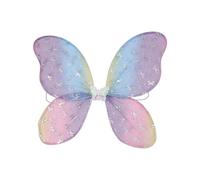 Rainbow Fantasy avec sangles réglables pour jeux de rôle colorés pour fêtes à thème et spectacles sur scène, cosplay aile de papillon, D, taille unique