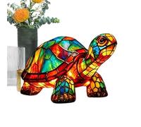 Rainbow Fish Night Lamp, Soft Glow Desk Light Sculpture, 6.69x7.48x5.12 inches Resin Decorative Night Light, Artistic Ambient Illumination Design, Room Lighting Accent, Bedroom Study Dorm Use