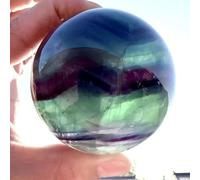 Rainbow Fluorite Crystal Ball,Quartz Sphere Ornament for Home Decor, Balls for Witchcraft and Decorative,35~40mm Gemstone Stone