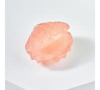 Rainbow Fluorite Seashell Carving,Rose Quartz Crystal Figurines for Home Decor, Hand Carved Seashell Sculpture for Feng Shui Ornament & Gift,Rose Quartz