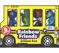 Rainbow Friends - Pack de 8 Minifigurines - Bus Scolaire