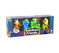 Rainbow Friends Phatmojo Lot de 4 mini néons (2,5 pouces de haut, série 2), Rainbow Friends, TOY_FIGURE, plastique, 4 unités