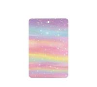 Rainbow Glitter Sky Lot de 4 désodorisants à suspendre pour voiture aromathérapie