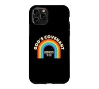 Rainbow God's Covenant Genèse 9:13 Bible Christian Lover Coque pour iPhone 11 Pro